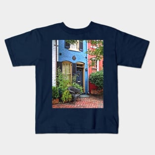 Alexandria VA - Building With Fire Mark Kids T-Shirt
